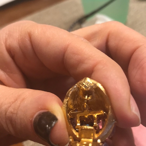 Tulip Cascade Crystals Earrings - Picture 4 of 6